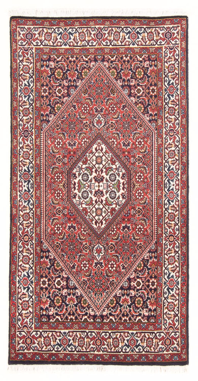 Alfombra persa - Bidjar - 151 x 80 cm - rojo