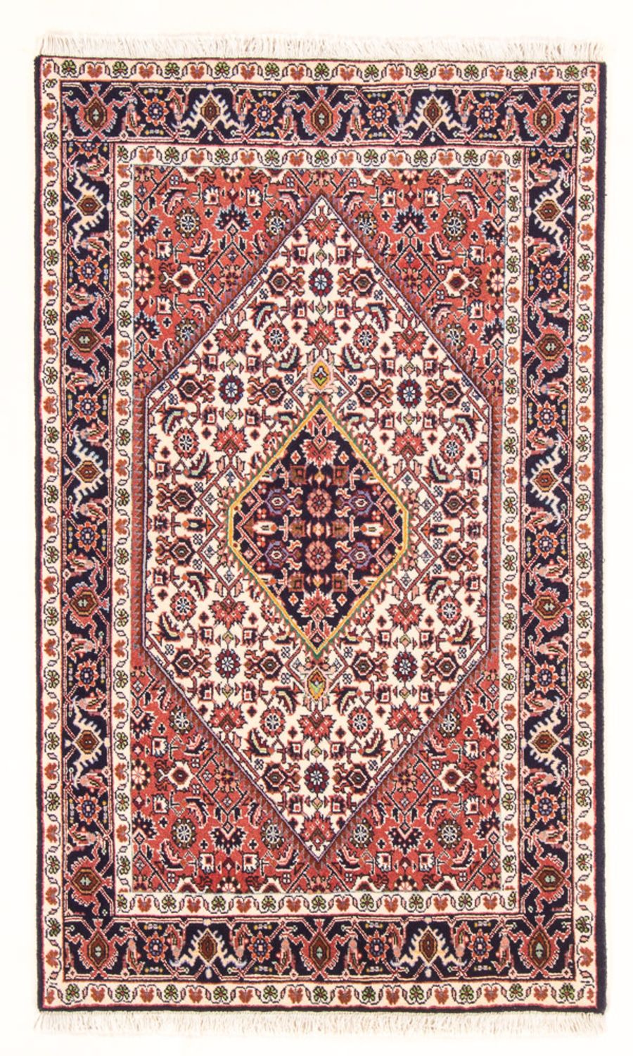 Alfombra persa - Bidjar - 138 x 84 cm - beige