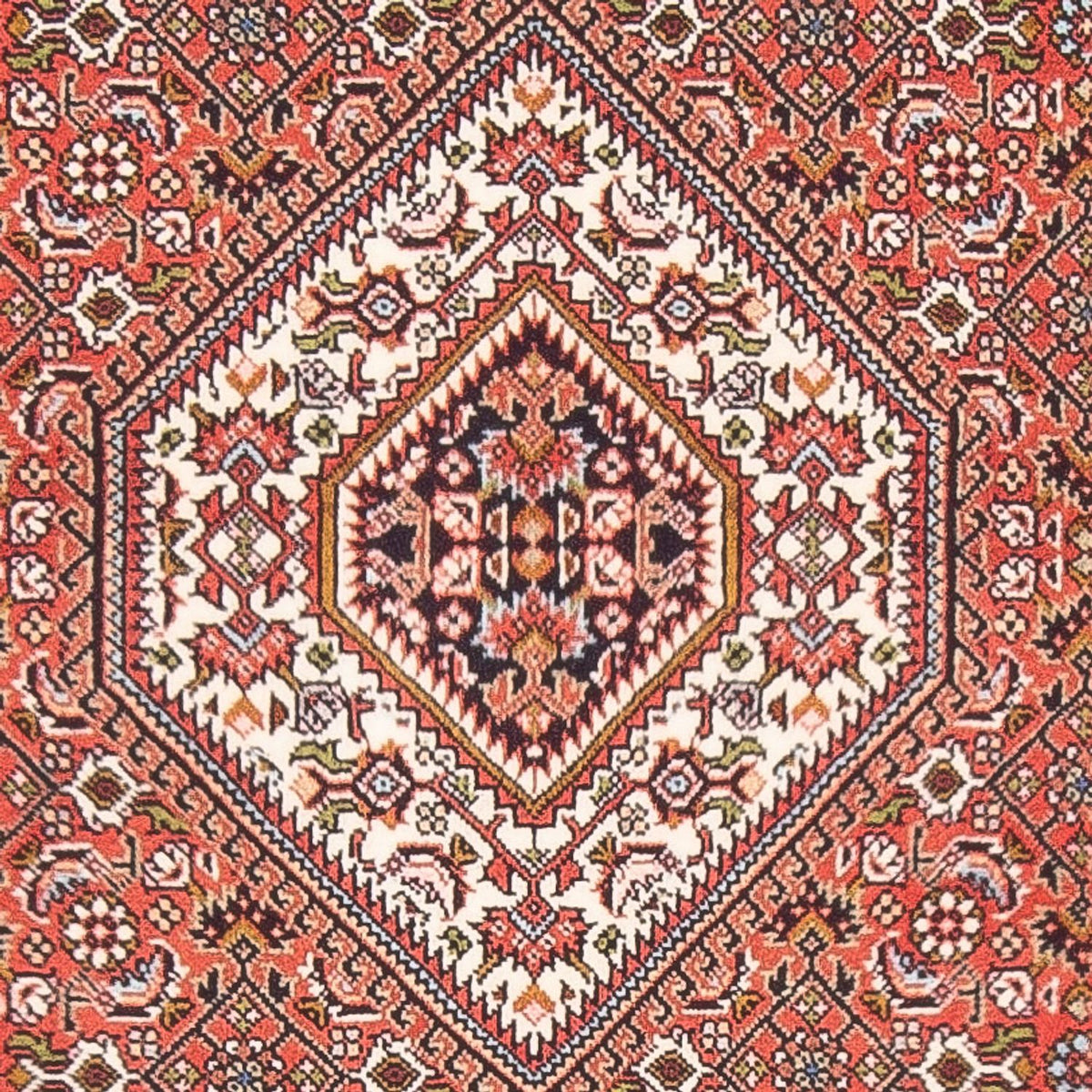 Alfombra persa - Bidjar - 138 x 84 cm - rojo