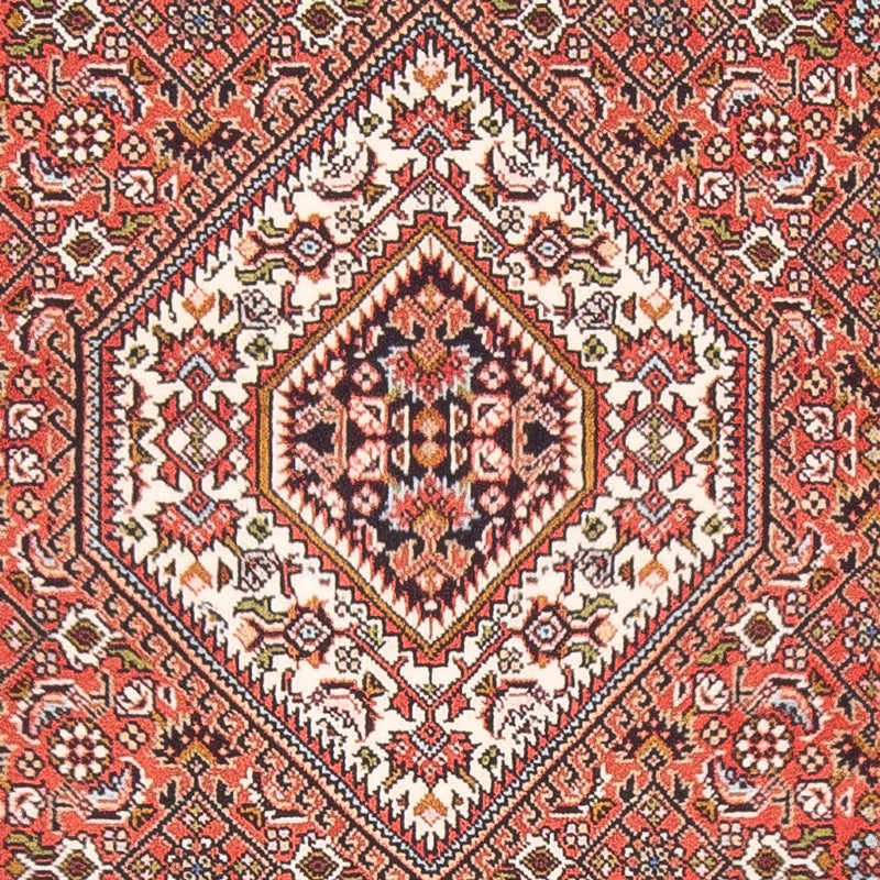 Alfombra persa - Bidjar - 138 x 84 cm - rojo