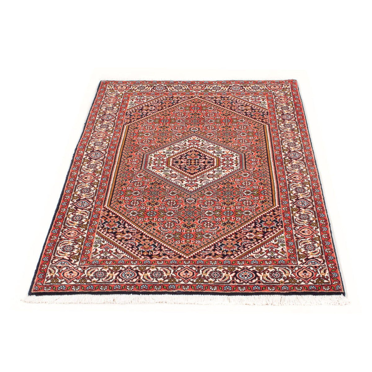 Alfombra persa - Bidjar - 138 x 84 cm - rojo