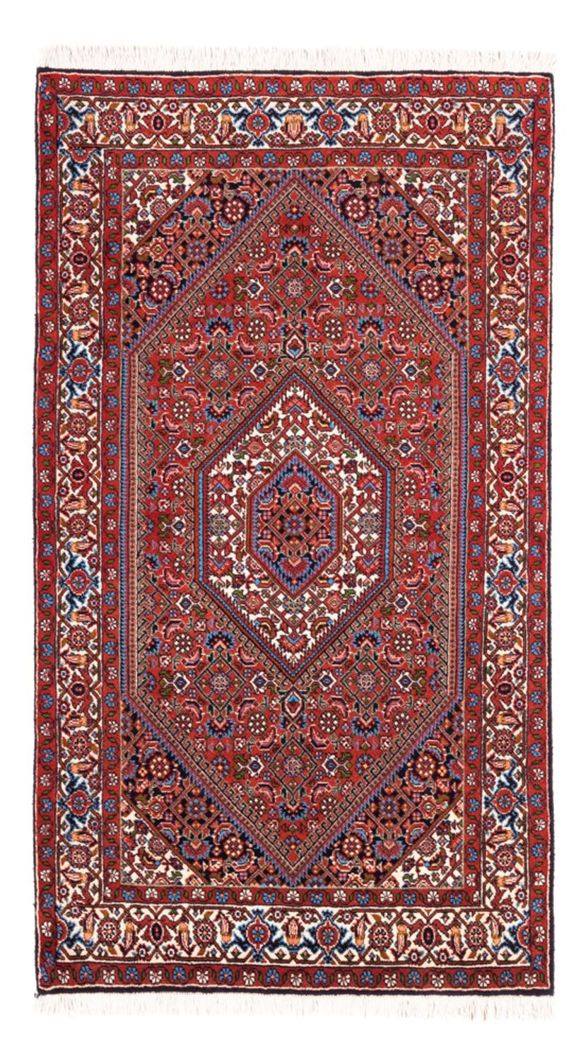 Alfombra persa - Bidjar - 144 x 83 cm - rojo