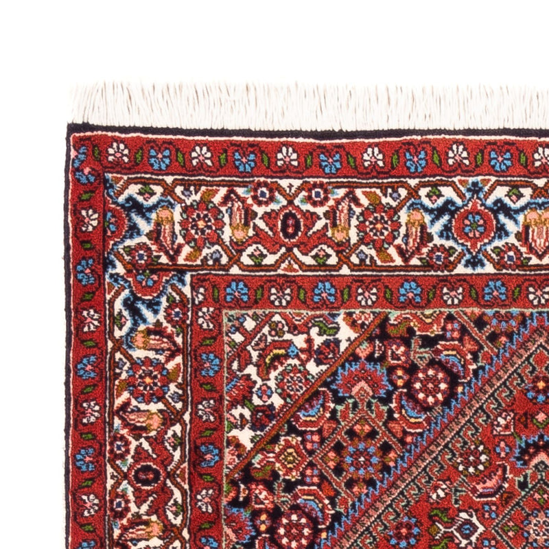 Alfombra persa - Bidjar - 144 x 83 cm - rojo
