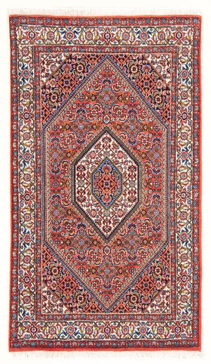 Alfombra persa - Bidjar - 138 x 84 cm - rojo