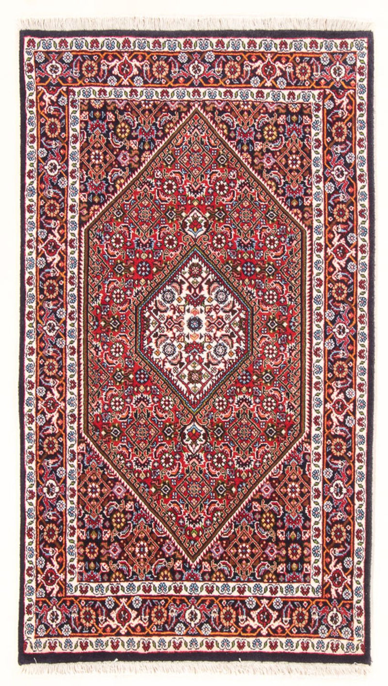 Alfombra persa - Bidjar - 138 x 83 cm - rojo