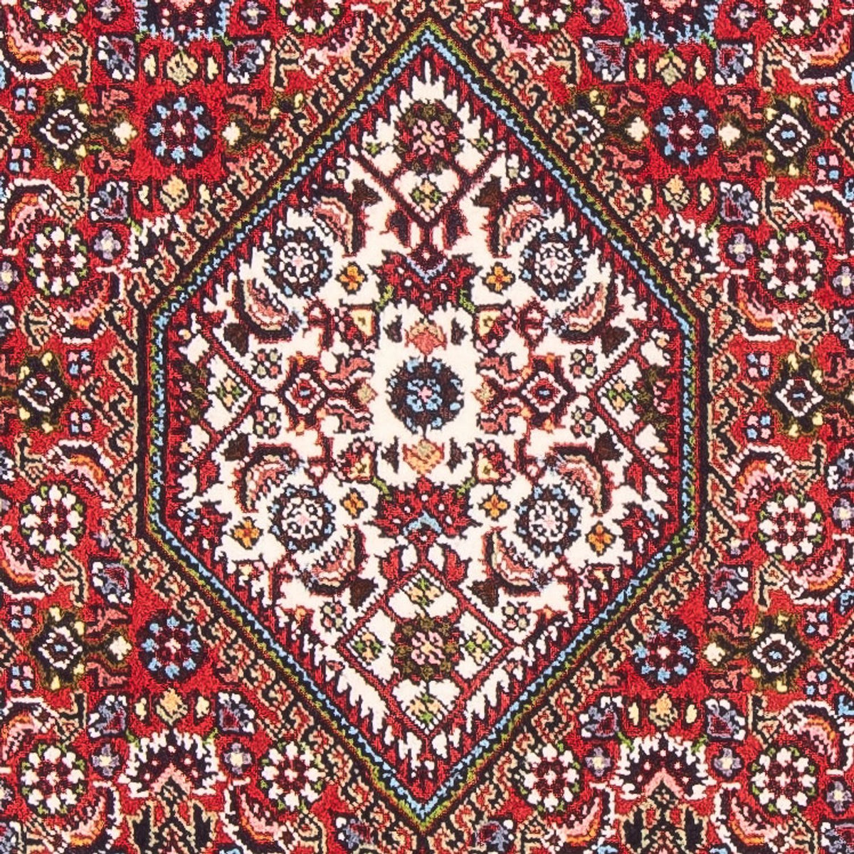 Alfombra persa - Bidjar - 138 x 83 cm - rojo