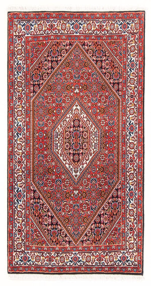 Alfombra persa - Bidjar - 150 x 83 cm - rojo