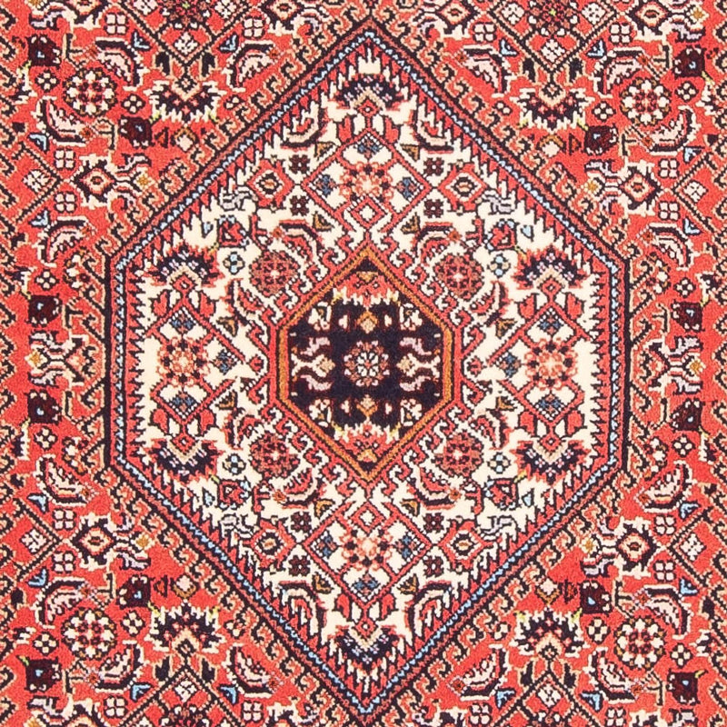 Alfombra persa - Bidjar - 144 x 90 cm - rojo