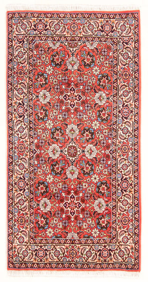 Alfombra persa - Bidjar - 150 x 84 cm - rojo