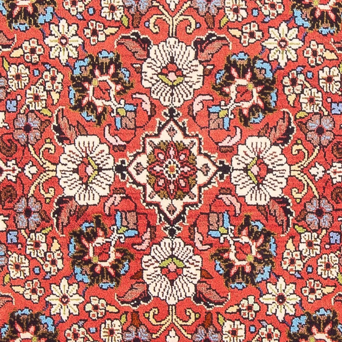 Alfombra persa - Bidjar - 150 x 84 cm - rojo