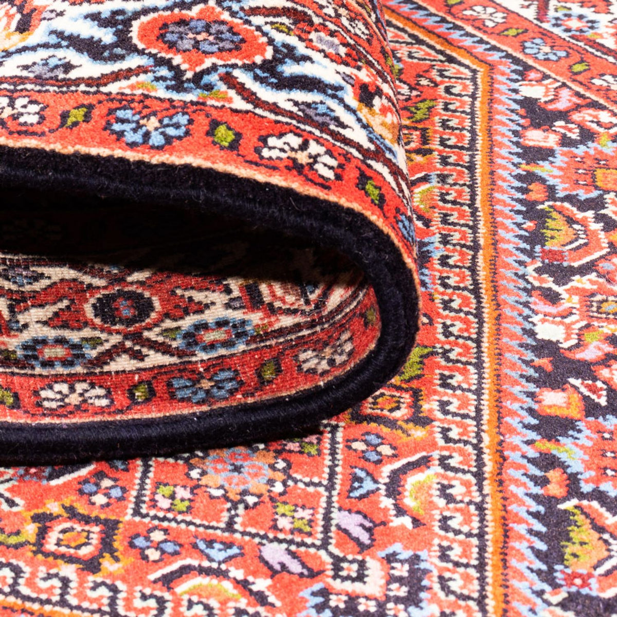 Alfombra persa - Bidjar - 146 x 83 cm - rojo