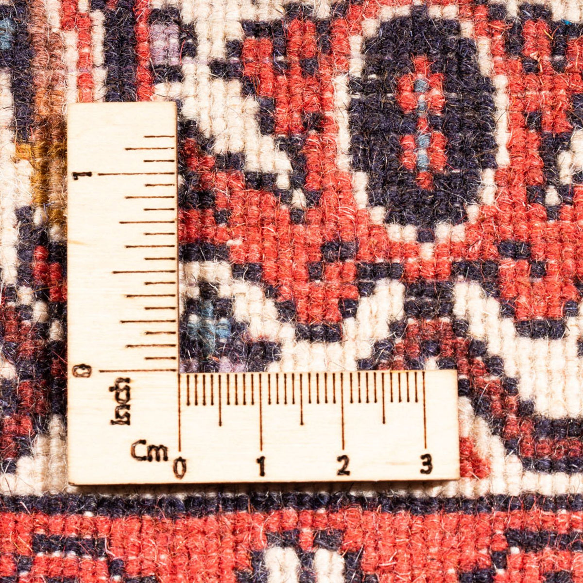 Alfombra persa - Bidjar - 146 x 83 cm - rojo