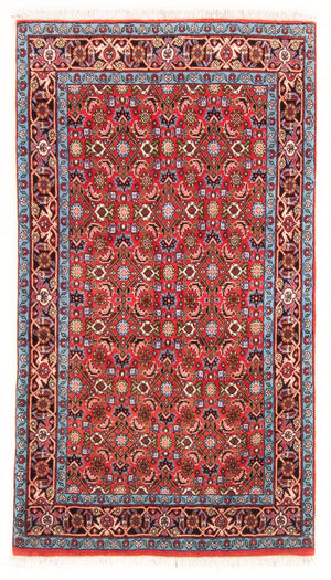 Alfombra persa - Bidjar - 137 x 84 cm - rojo