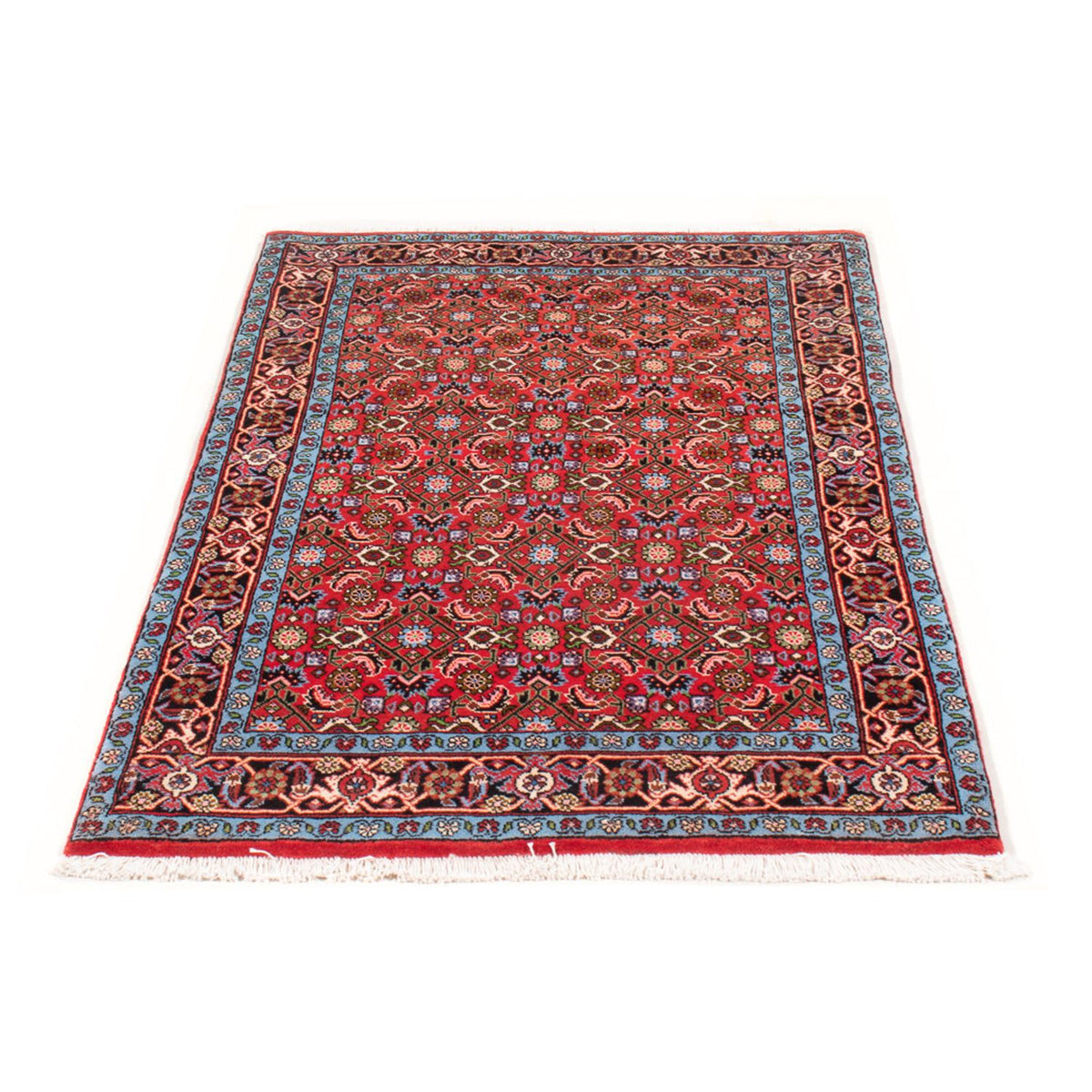 Alfombra persa - Bidjar - 137 x 84 cm - rojo