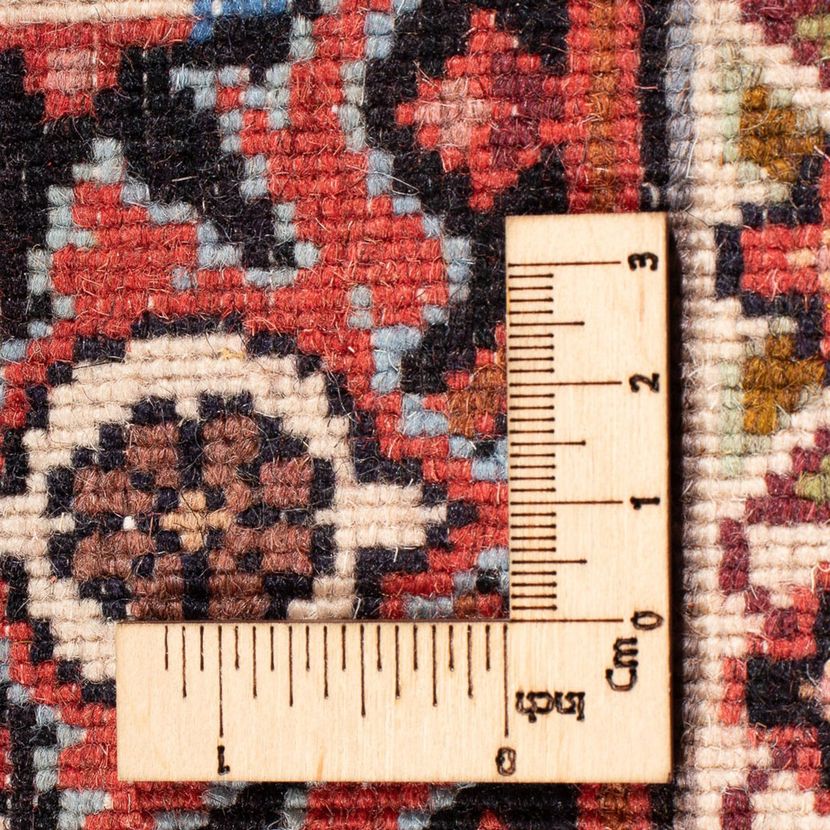 Alfombra persa - Bidjar - 135 x 84 cm - rojo