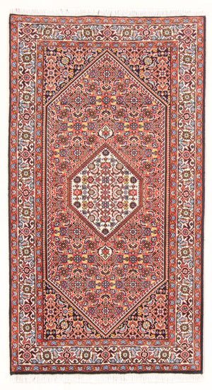Alfombra persa - Bidjar - 144 x 83 cm - rojo
