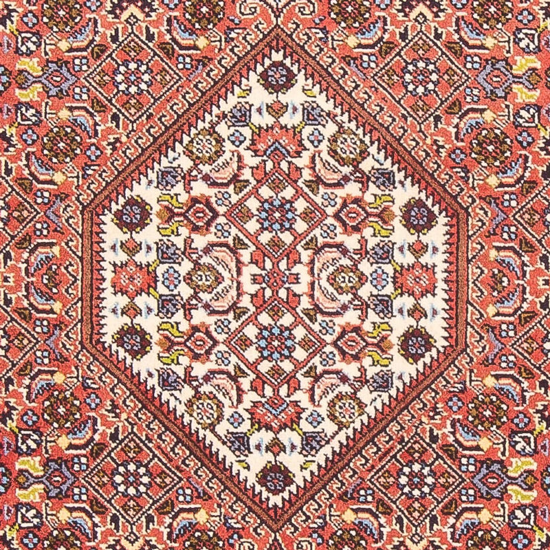 Alfombra persa - Bidjar - 144 x 83 cm - rojo
