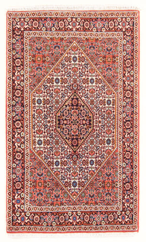 Alfombra persa - Bidjar - 137 x 85 cm - rojo