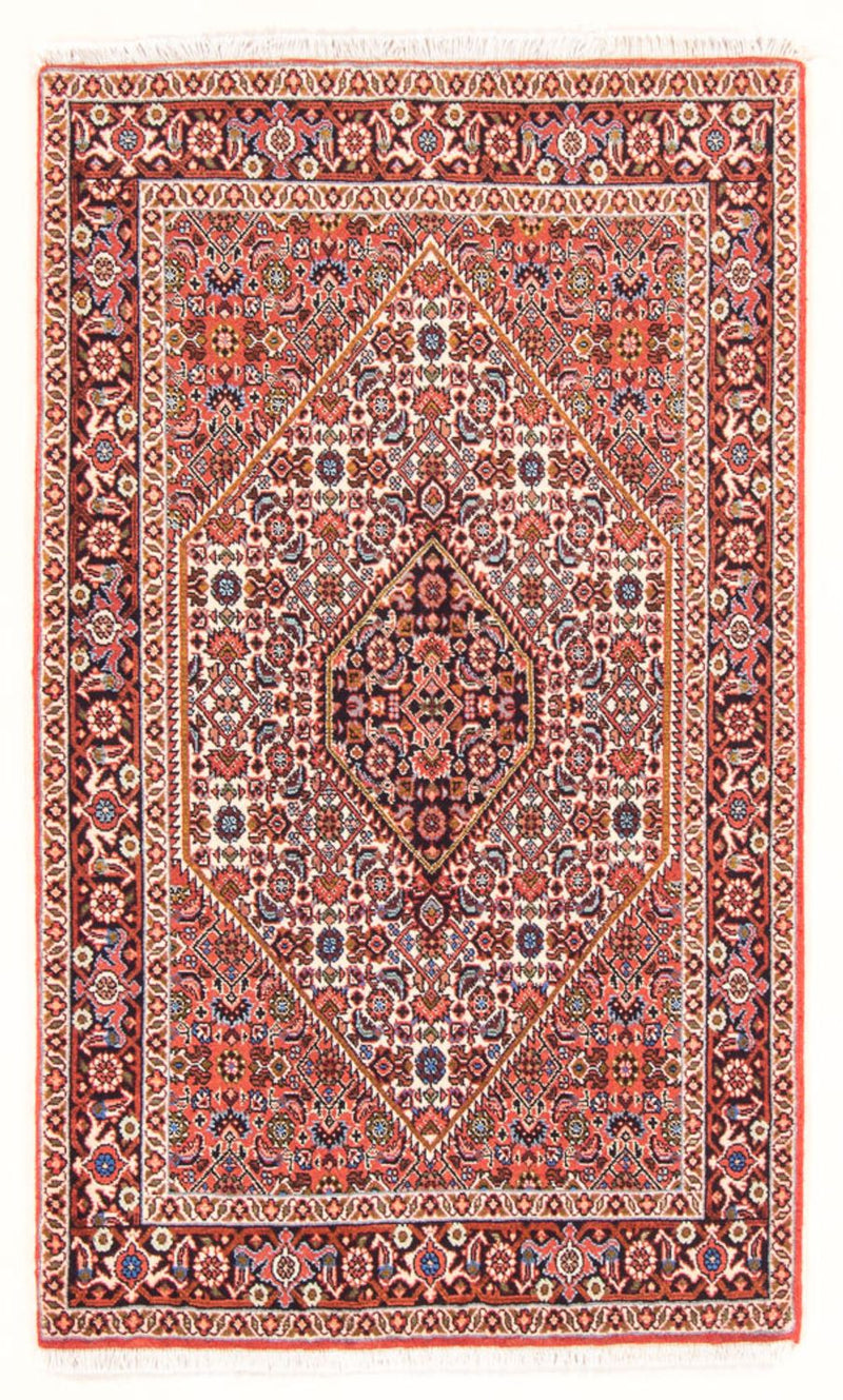 Alfombra persa - Bidjar - 137 x 85 cm - rojo
