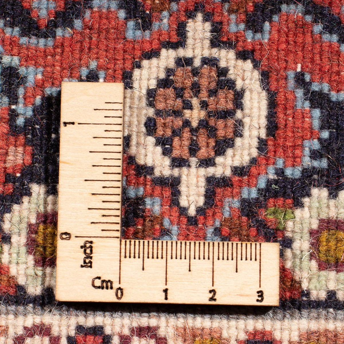 Alfombra persa - Bidjar - 137 x 85 cm - rojo