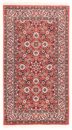 Alfombra persa - Bidjar - 143 x 82 cm - rojo