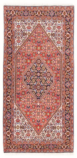 Alfombra persa - Bidjar - 165 x 84 cm - rojo