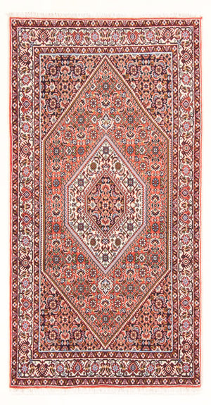 Alfombra persa - Bidjar - 156 x 84 cm - rojo