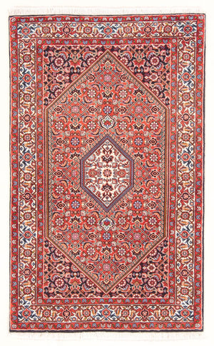 Alfombra persa - Bidjar - 136 x 84 cm - rojo