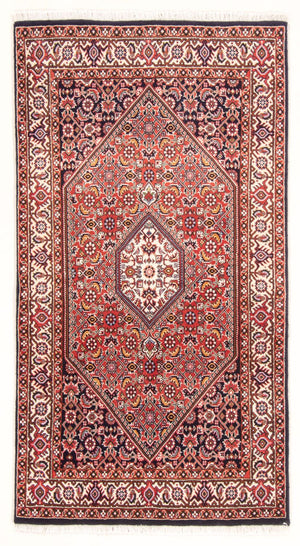 Alfombra persa - Bidjar - 150 x 84 cm - rojo