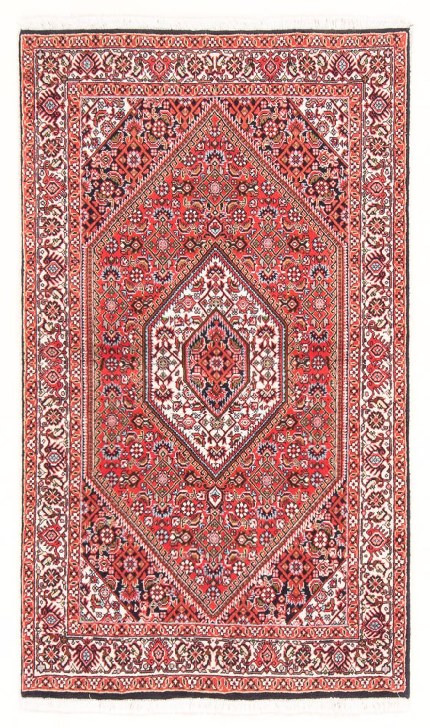 Alfombra persa - Bidjar - 138 x 83 cm - rojo