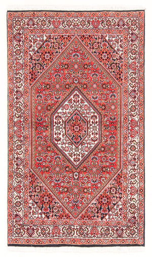 Alfombra persa - Bidjar - 138 x 83 cm - rojo