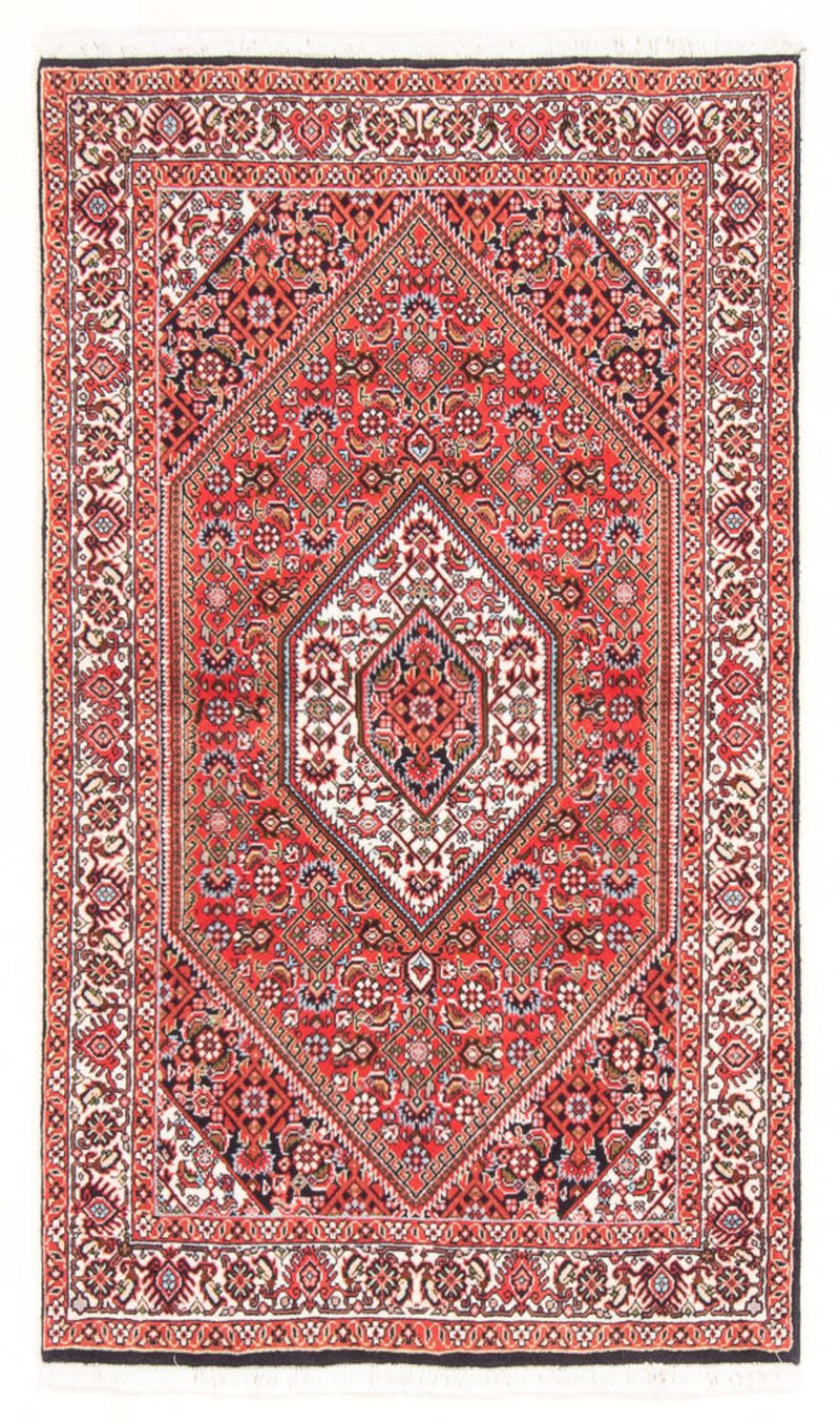 Alfombra persa - Bidjar - 138 x 83 cm - rojo