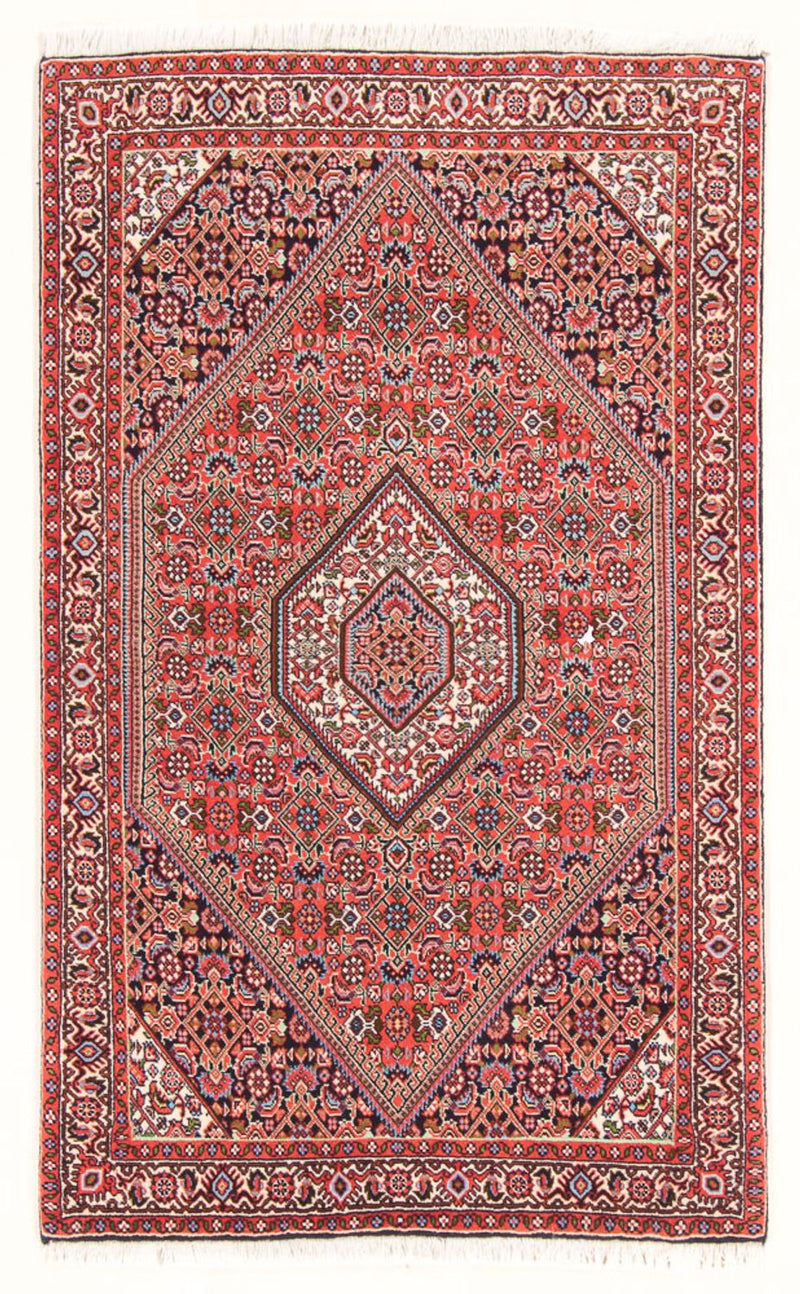 Alfombra persa - Bidjar - 142 x 84 cm - rojo