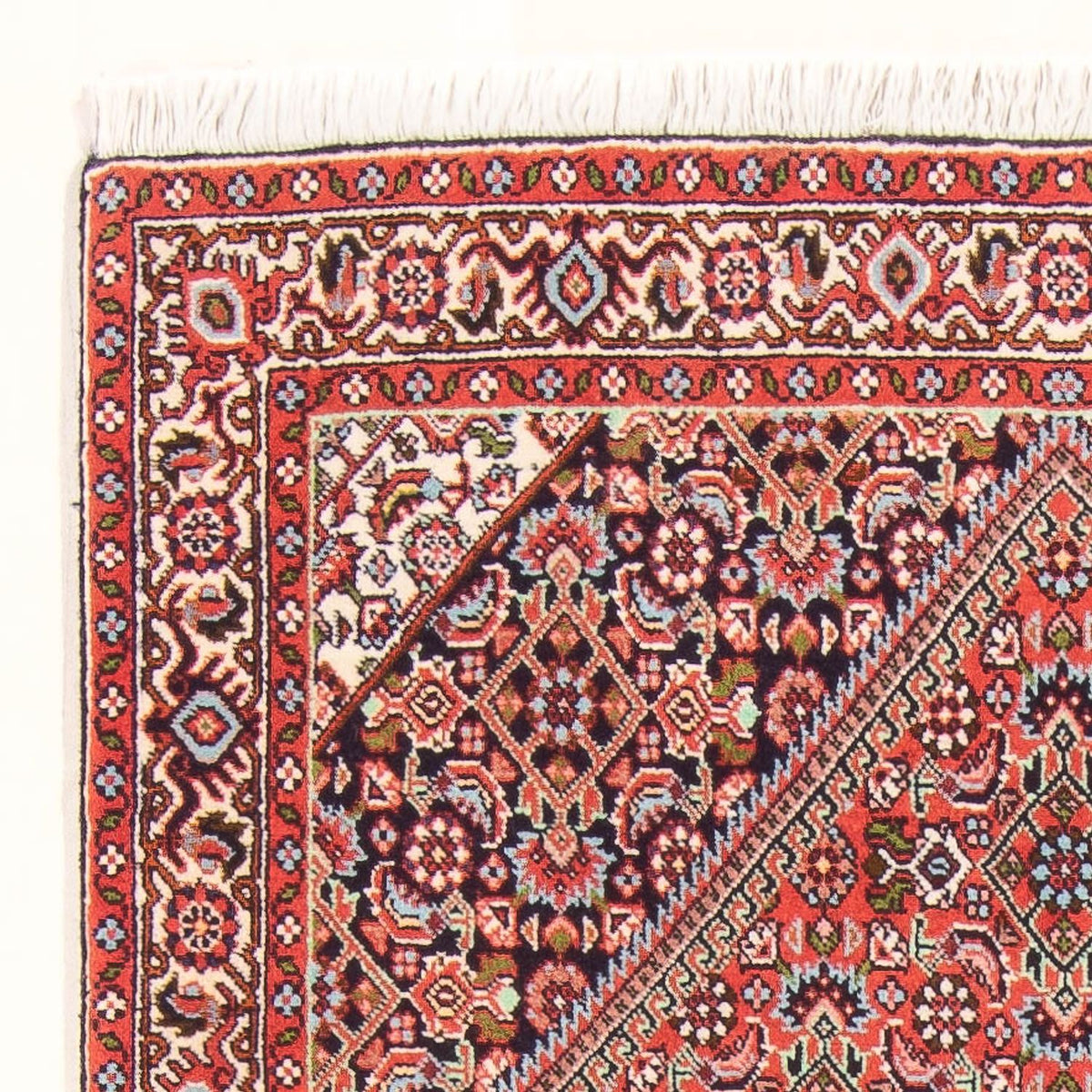 Alfombra persa - Bidjar - 142 x 84 cm - rojo