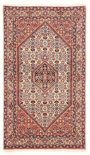 Alfombra persa - Bidjar - 141 x 83 cm - beige