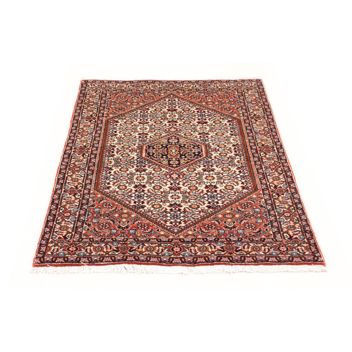 Alfombra persa - Bidjar - 141 x 83 cm - beige