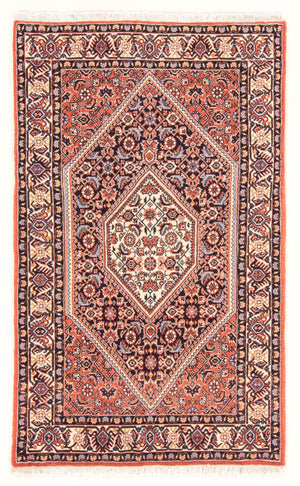 Alfombra persa - Bidjar - 136 x 83 cm - azul oscuro