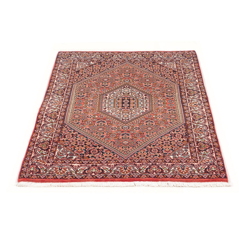 Alfombra persa - Bidjar - 132 x 84 cm - rojo