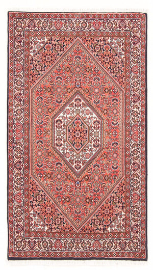 Alfombra persa - Bidjar - 133 x 84 cm - rojo