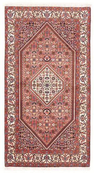 Alfombra persa - Bidjar - 140 x 95 cm - rojo