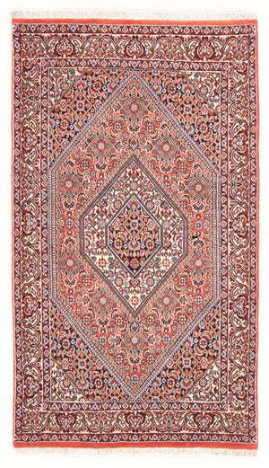 Alfombra persa - Bidjar - 140 x 87 cm - rojo