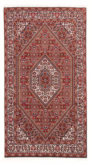 Alfombra persa - Bidjar - 141 x 82 cm - rojo