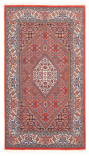 Alfombra persa - Bidjar - 145 x 84 cm - rojo