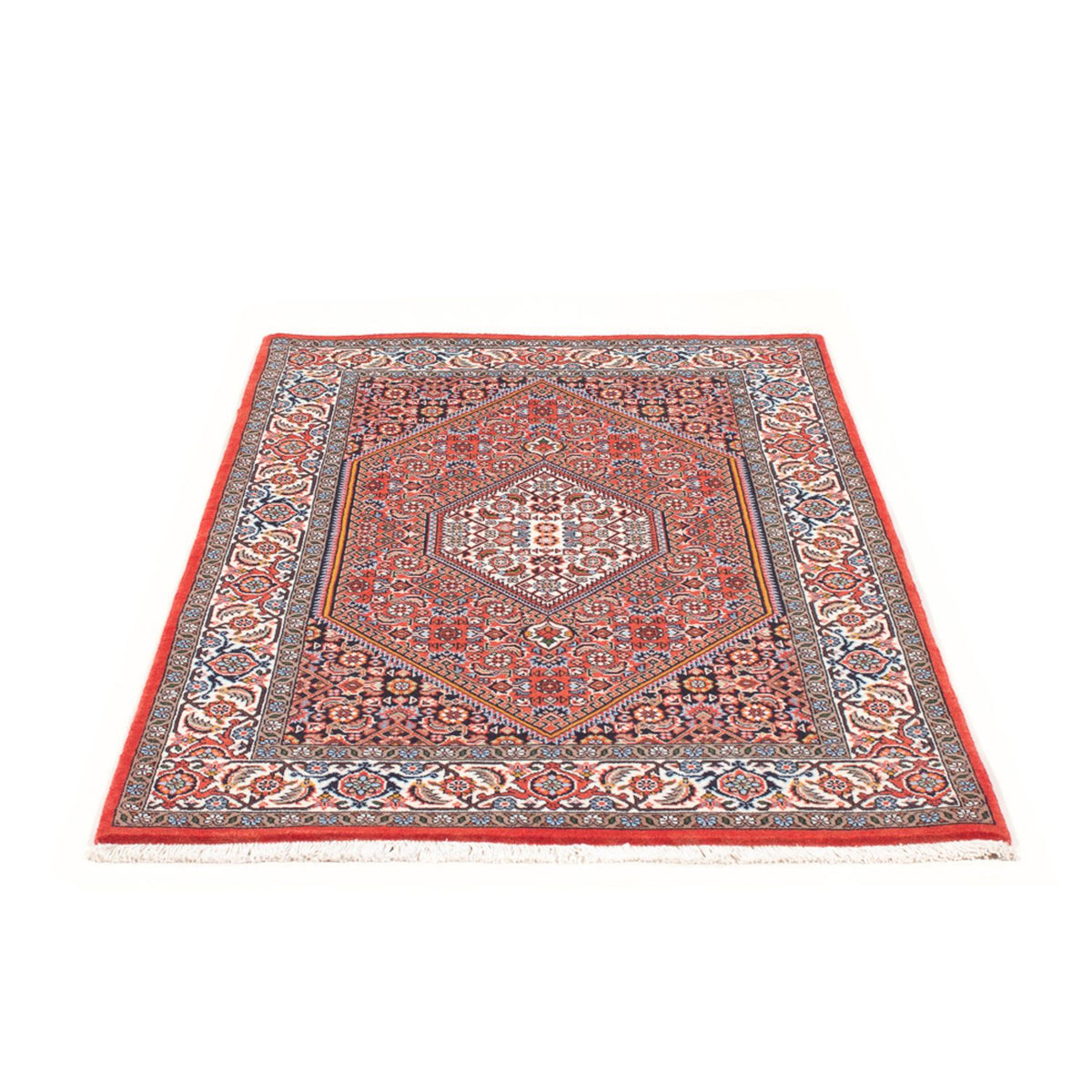 Alfombra persa - Bidjar - 145 x 84 cm - rojo