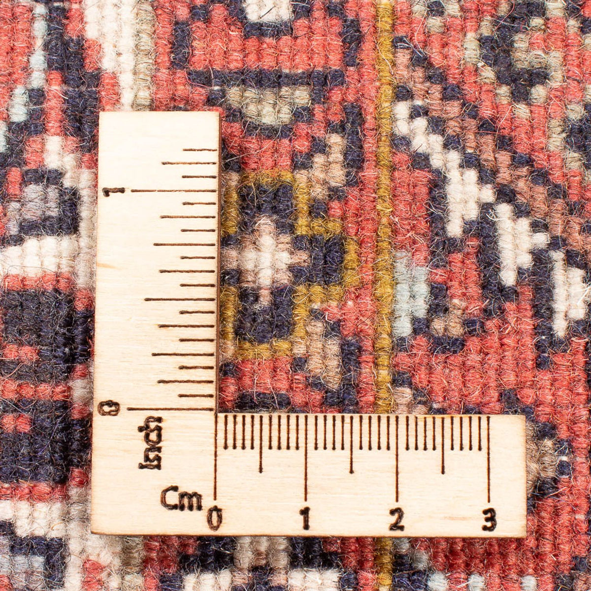 Alfombra persa - Bidjar - 144 x 82 cm - rojo