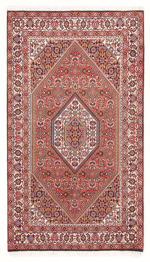 Alfombra persa - Bidjar - 148 x 88 cm - rojo