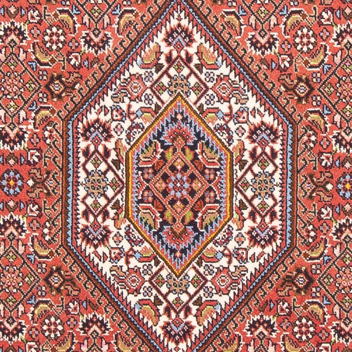 Alfombra persa - Bidjar - 148 x 88 cm - rojo
