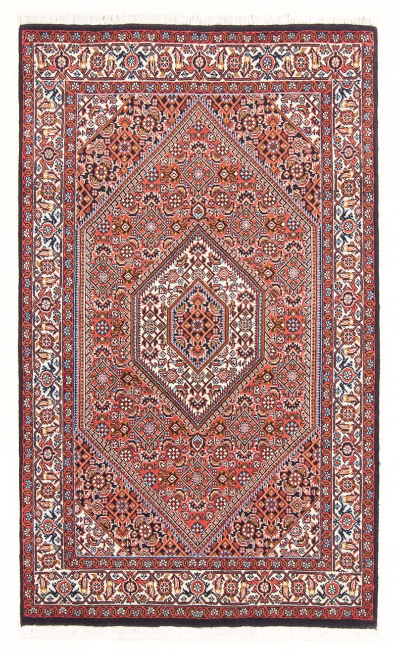 Alfombra persa - Bidjar - 131 x 83 cm - rojo