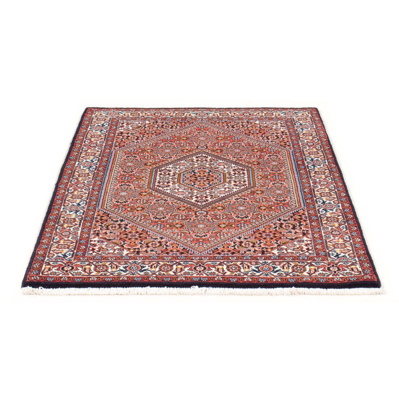 Alfombra persa - Bidjar - 131 x 83 cm - rojo