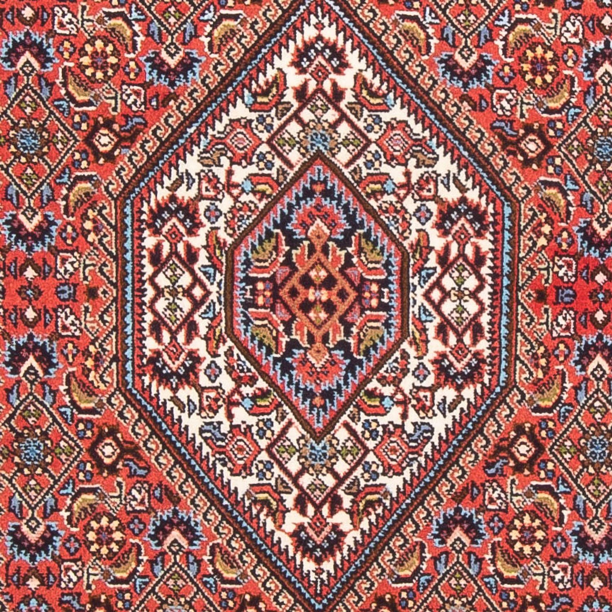 Alfombra persa - Bidjar - 143 x 85 cm - rojo